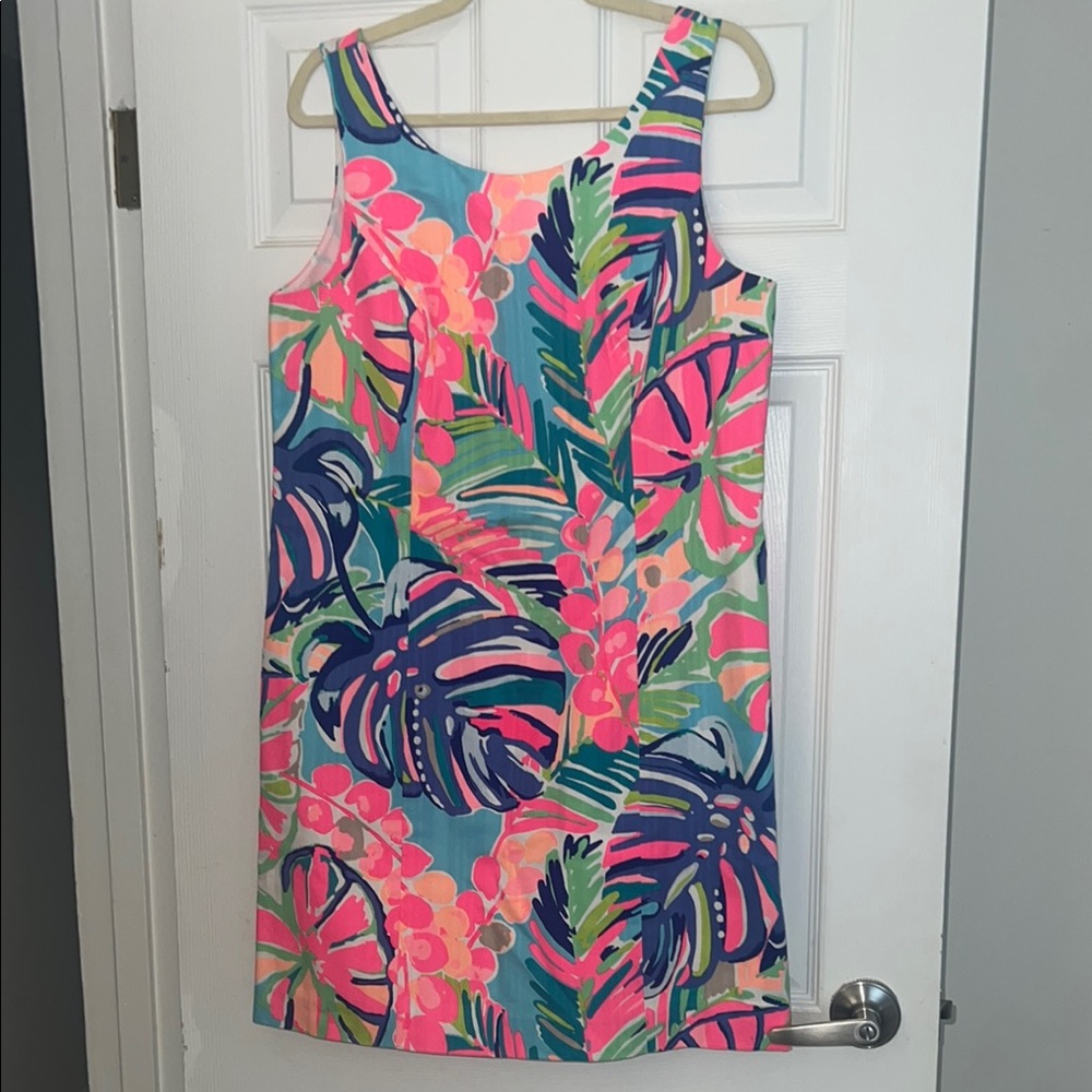 Lilly Pulitzer Pink Scoop Neck Sundress